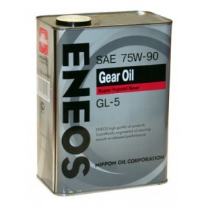 Трансмиссионное масло ENEOS Gear Oil (SAE 75W-90), 4 л.