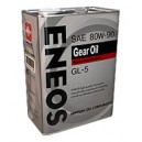 Трансмиссионное масло ENEOS Gear Oil (SAE 80W-90), 4 л.